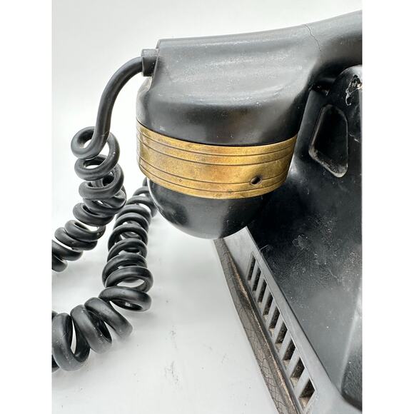 Antique Phone 1930s Automatic Electric Monophone Black Rotary Telephone Box RARE - Picture 10 of 16